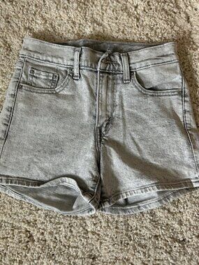 Levi's Gray Denim Jean Shorts